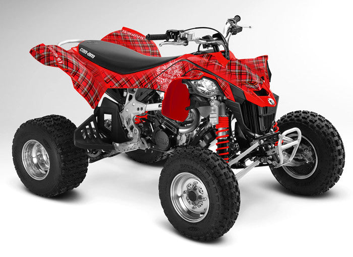 Invision Plaid in Red