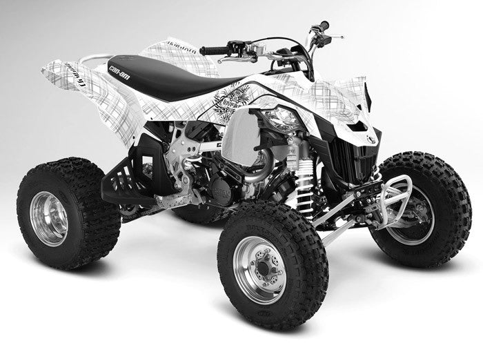 Invision Plaid in White