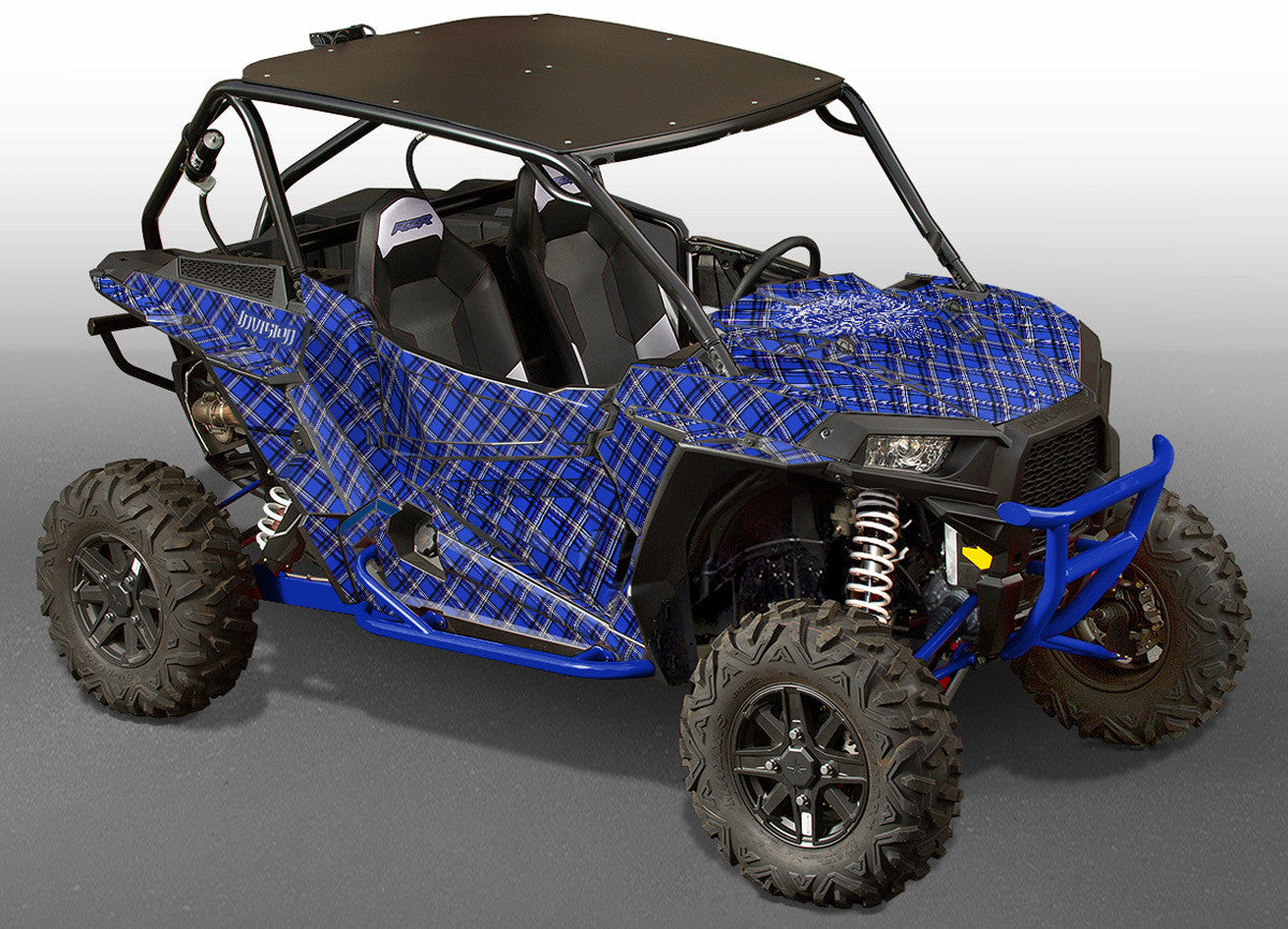 Invision Plaid - Blue Design