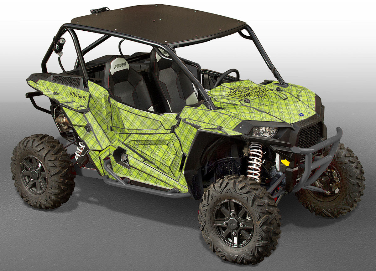 Invision Plaid - Turbo Green Design