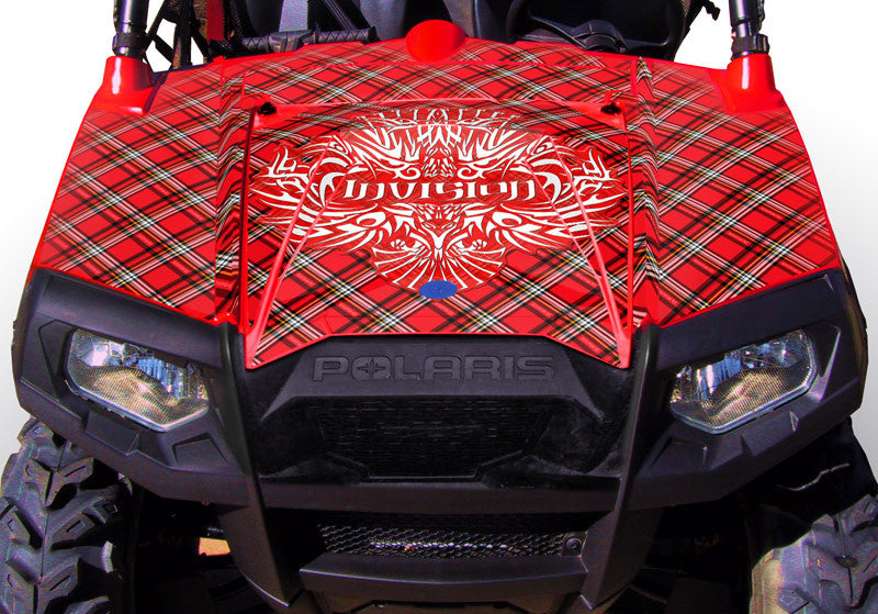 Invision Plaid Design - Red Design