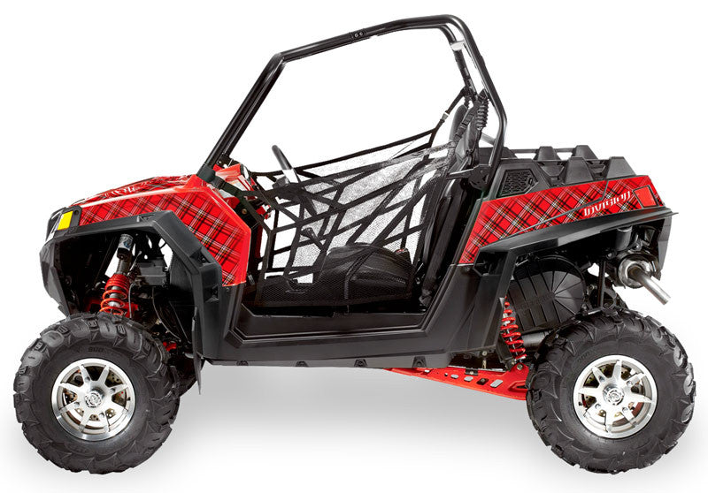 Invision Plaid Design - Red Design