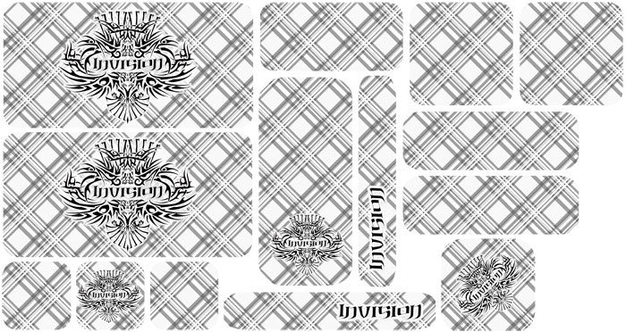 Invision Plaid - Universal Sticker Set
