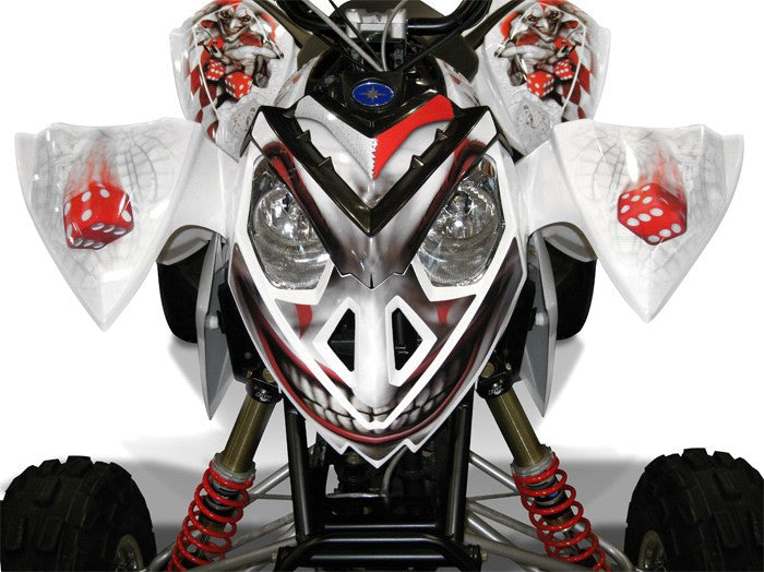 The Joker - White Background Red & White Joker