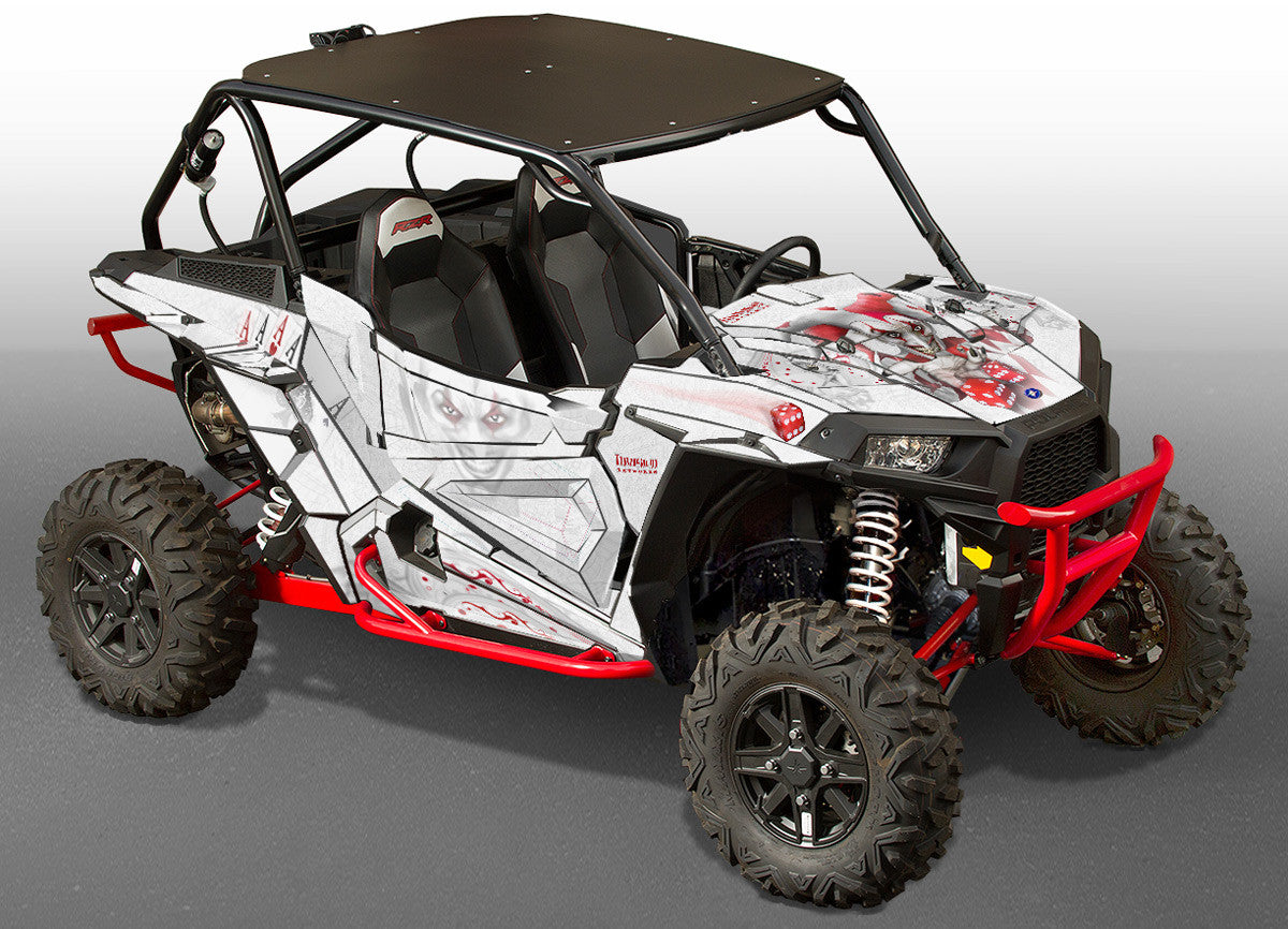 The Joker - White Background, Red & White Joker