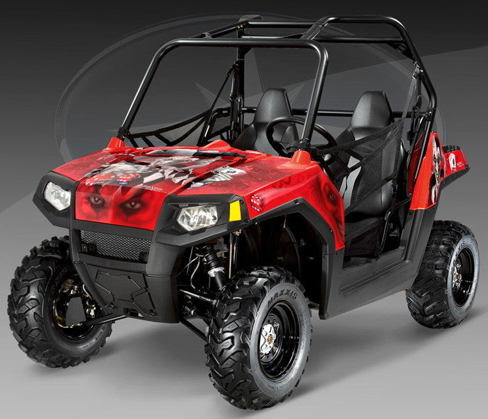 The Joker - Red Background, Black Design