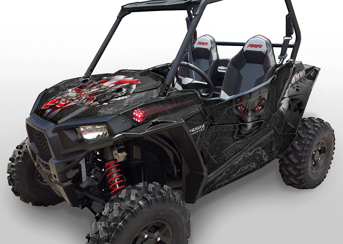 Joker - Black Background, Red Design