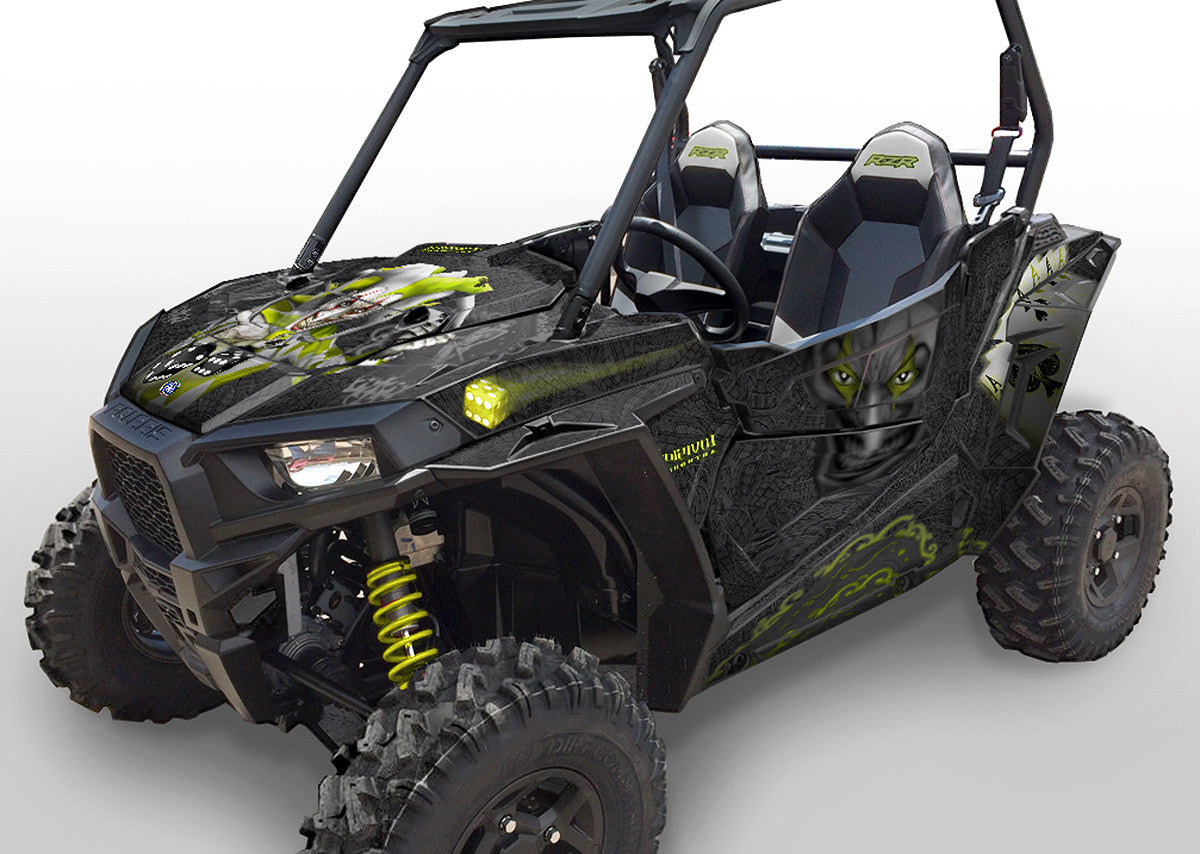 Joker - Black Background, Turbo Green Design