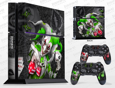 Sony PlayStation 4 Graphics - Console Skin with 2 Controller Skins - The Joker