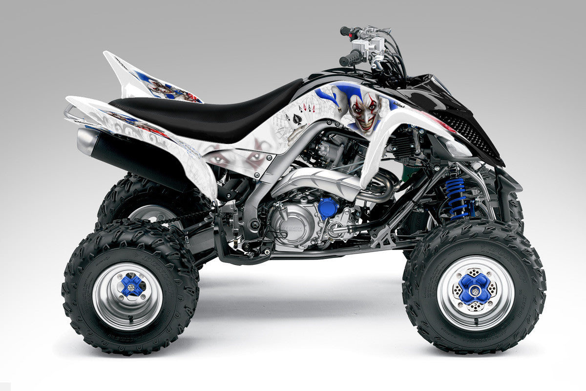 The Joker - White Background, Blue & White Joker