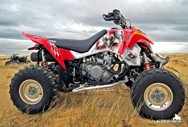 The Joker - Red & White Background Red & White Joker