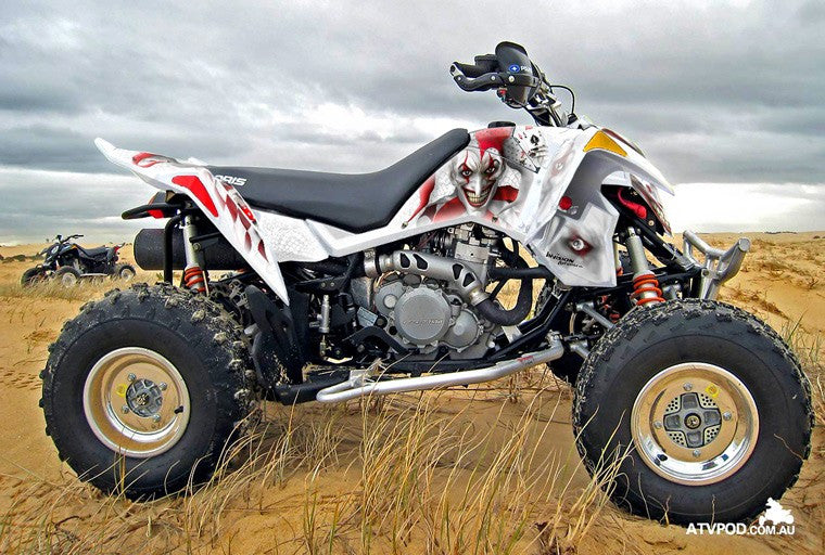 The Joker - White Background Red & White Joker