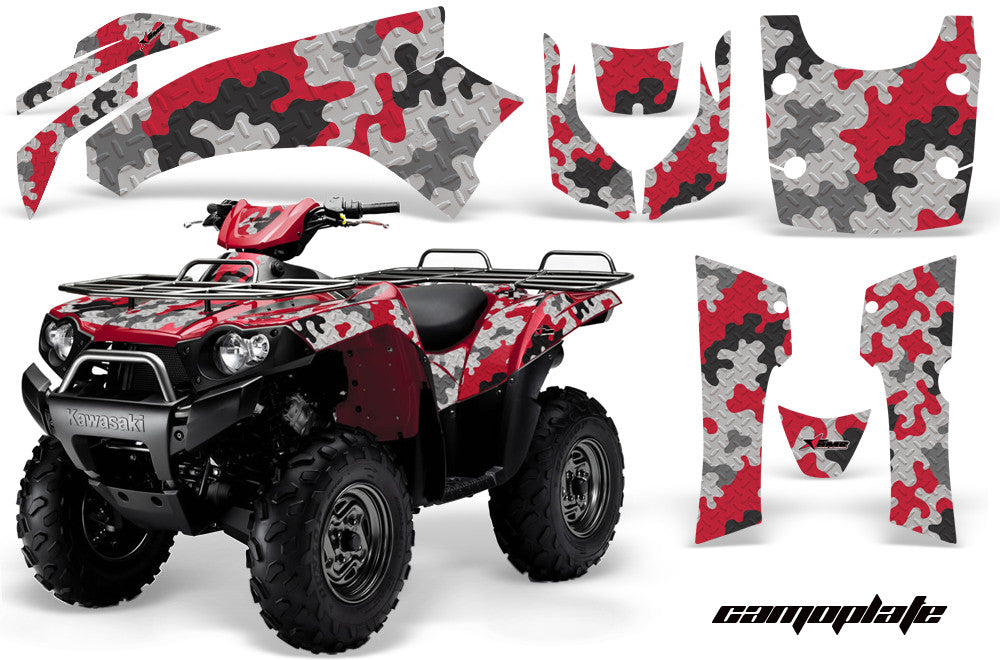 Camo Plate - Red Design