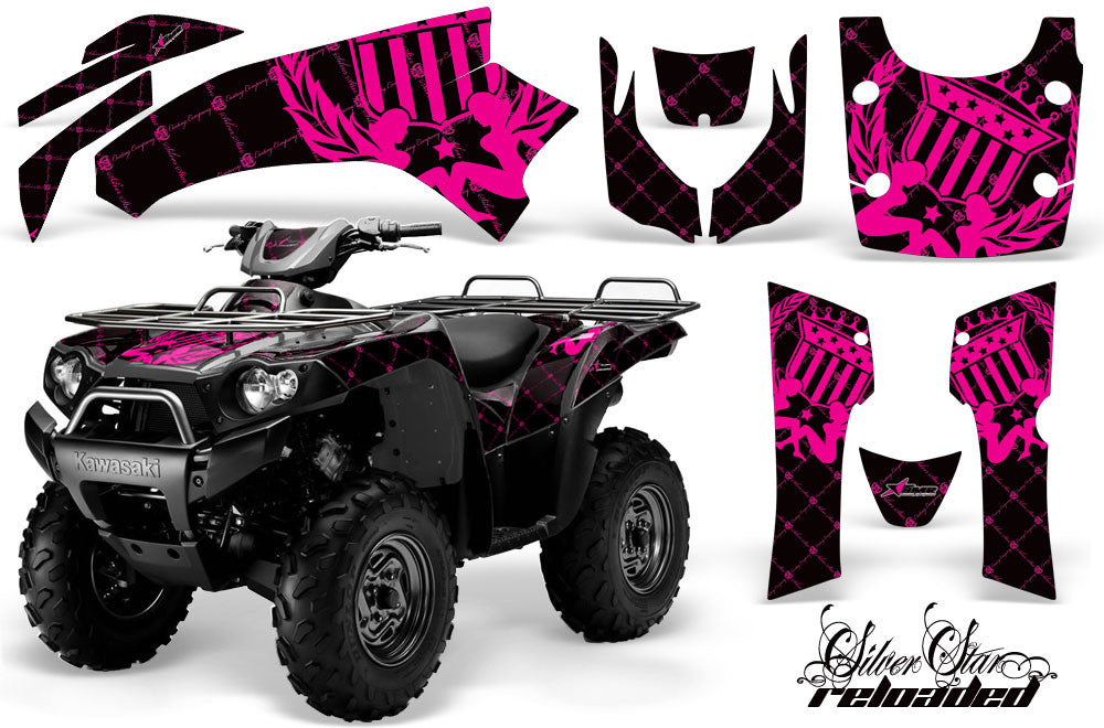 Reloaded - Black Background Pink Design