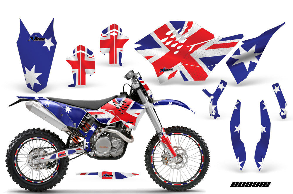 KTM XCW-125, XCW-250, XCW-300, XCW-450, XCW-530 Graphics (2008-2010) - Kit C5