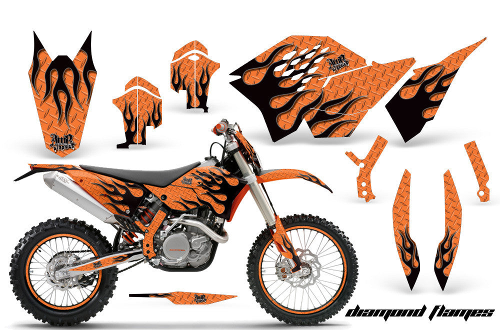 KTM XCW-125, XCW-250, XCW-300, XCW-450, XCW-530 Graphics (2008-2010) - Kit C5