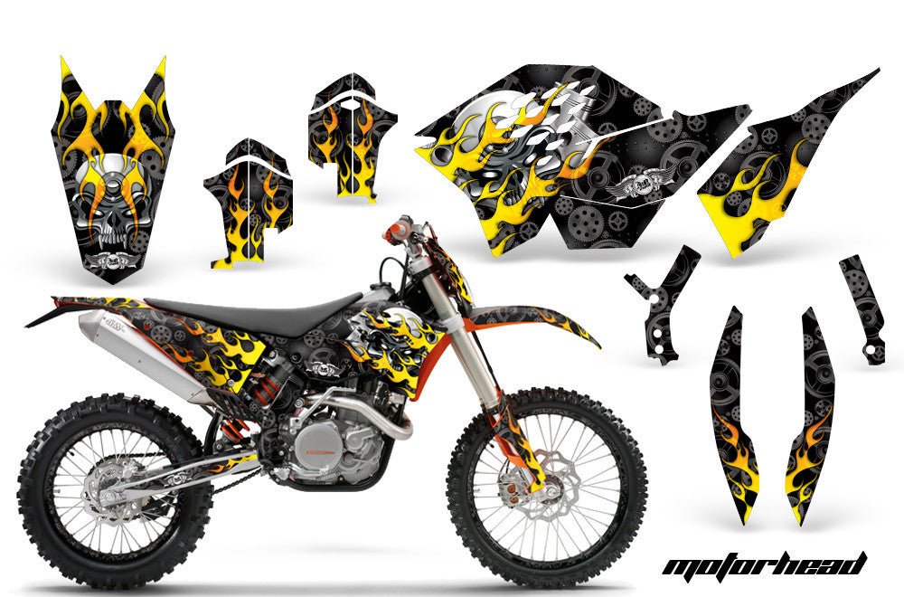 KTM XCW-125, XCW-250, XCW-300, XCW-450, XCW-530 Graphics (2008-2010) - Kit C5