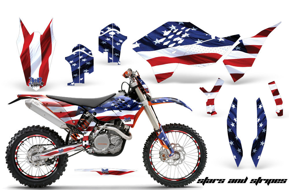KTM XCF-125, XCF-250, XCF-300, XCF-450, XCF-530 Graphics (2008-2010) - Kit C5