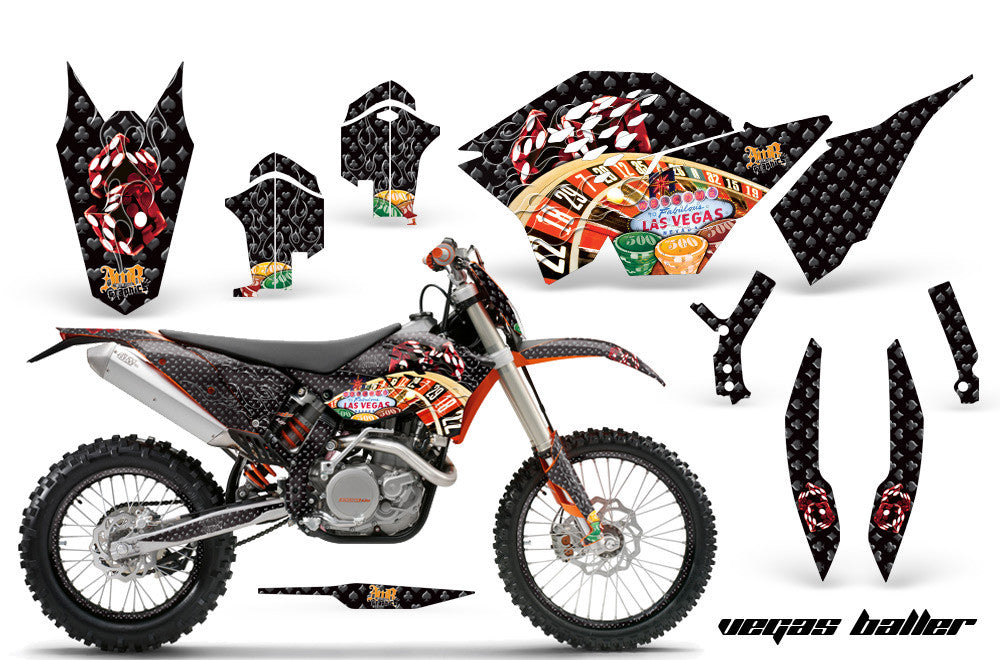 KTM XCW-125, XCW-250, XCW-300, XCW-450, XCW-530 Graphics (2008-2010) - Kit C5