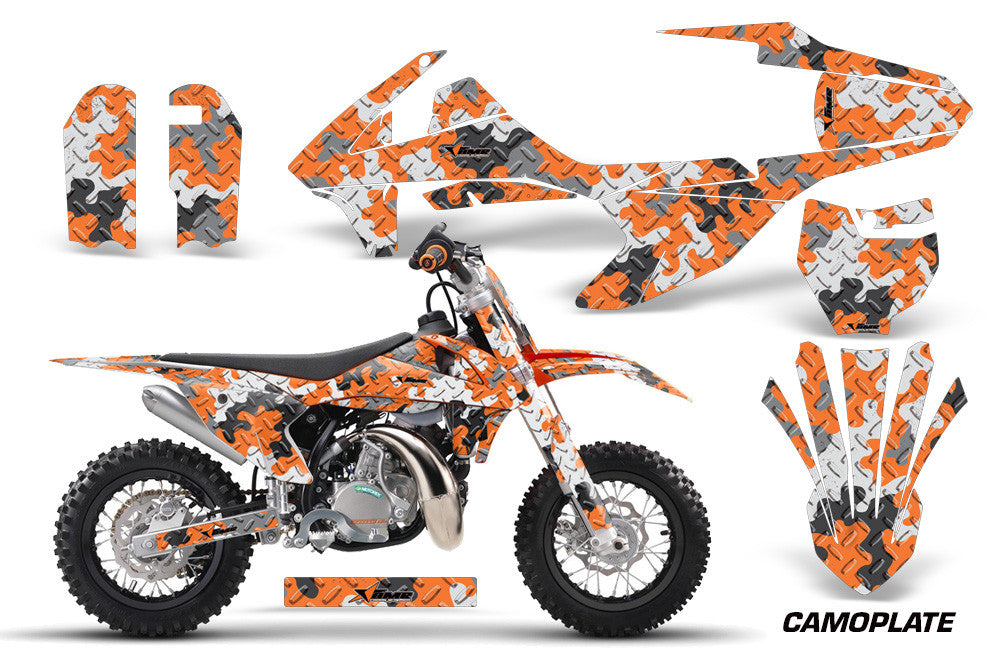 Camo Plate - Orange Design