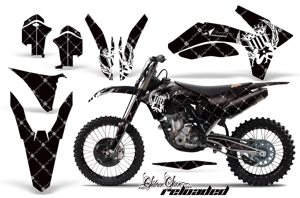 Reloaded - Black Background White Design