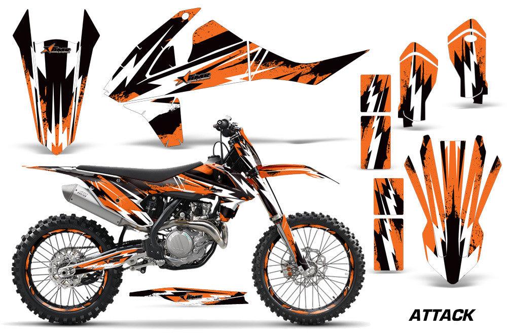 KTM SX-F/XC-F 250/350/450 Dirt Bike Graphic Kit 2016-2018