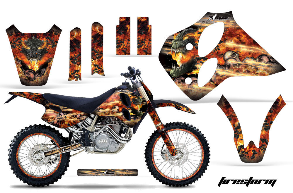 KTM SX, XC, LC4 Graphics (1993-1997) 4-Stroke - Kit C0