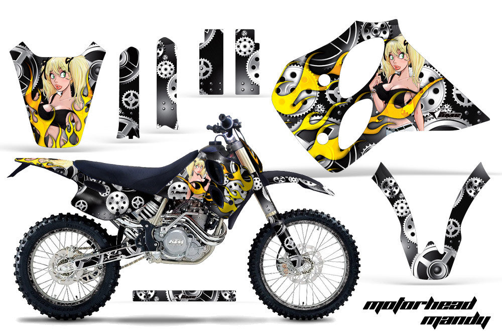 KTM SX, XC, LC4 Graphics (1993-1997) 4-Stroke - Kit C0
