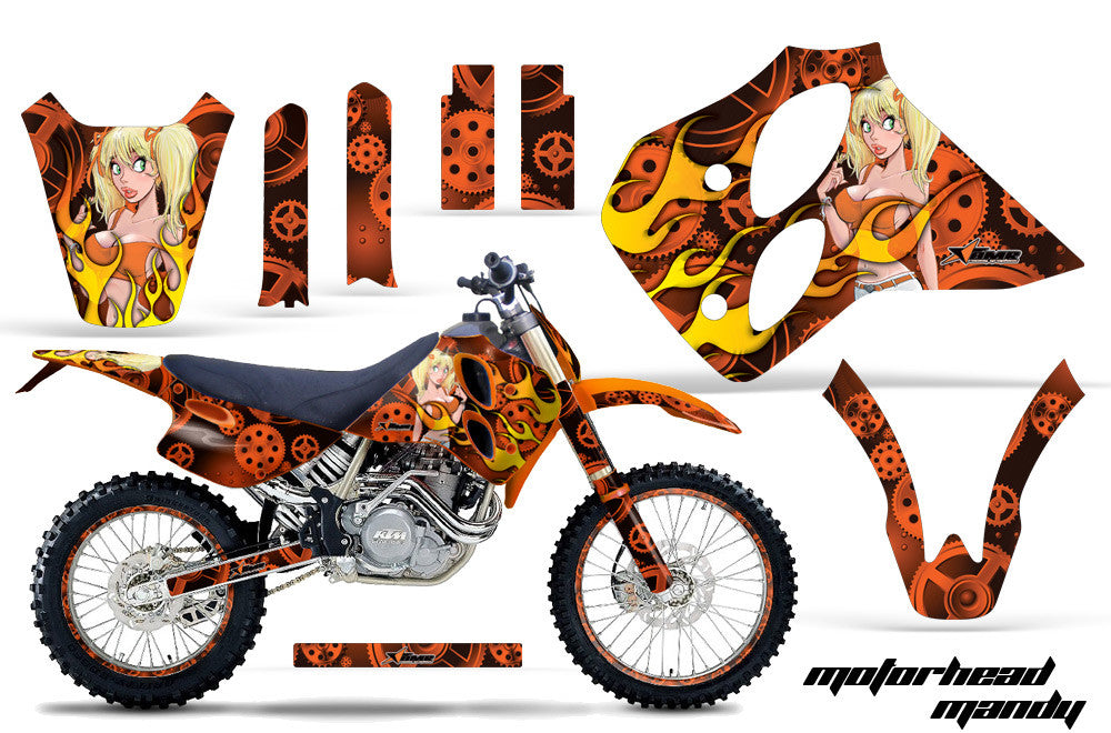 KTM SX, XC, LC4 Graphics (1993-1997) 4-Stroke - Kit C0
