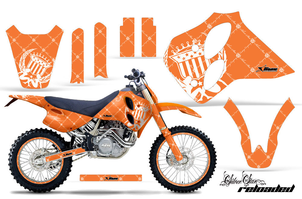 KTM SX, XC, LC4 Graphics (1993-1997) 4-Stroke - Kit C0