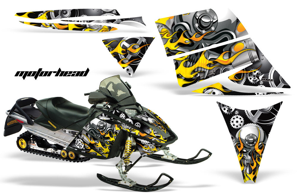 Ski Doo Rev '03-'09 Motorhead Black Background