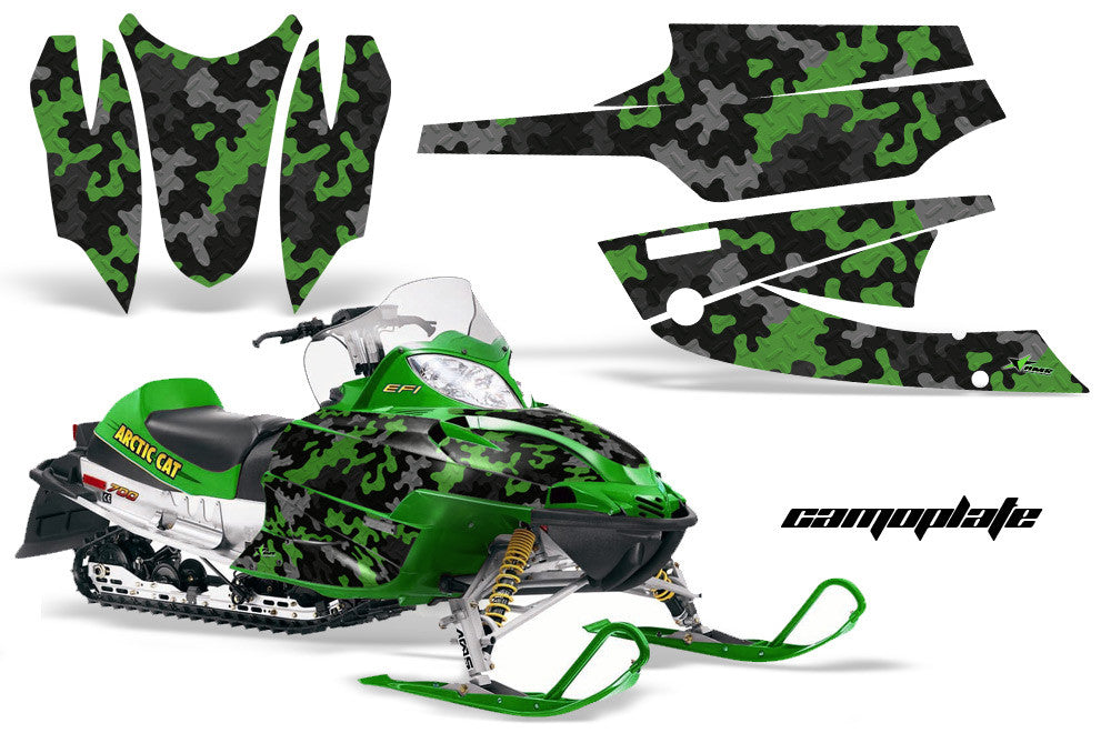 Arctic Cat Firecat Sabercat Sled Snowmobile Wrap Graphic Kit