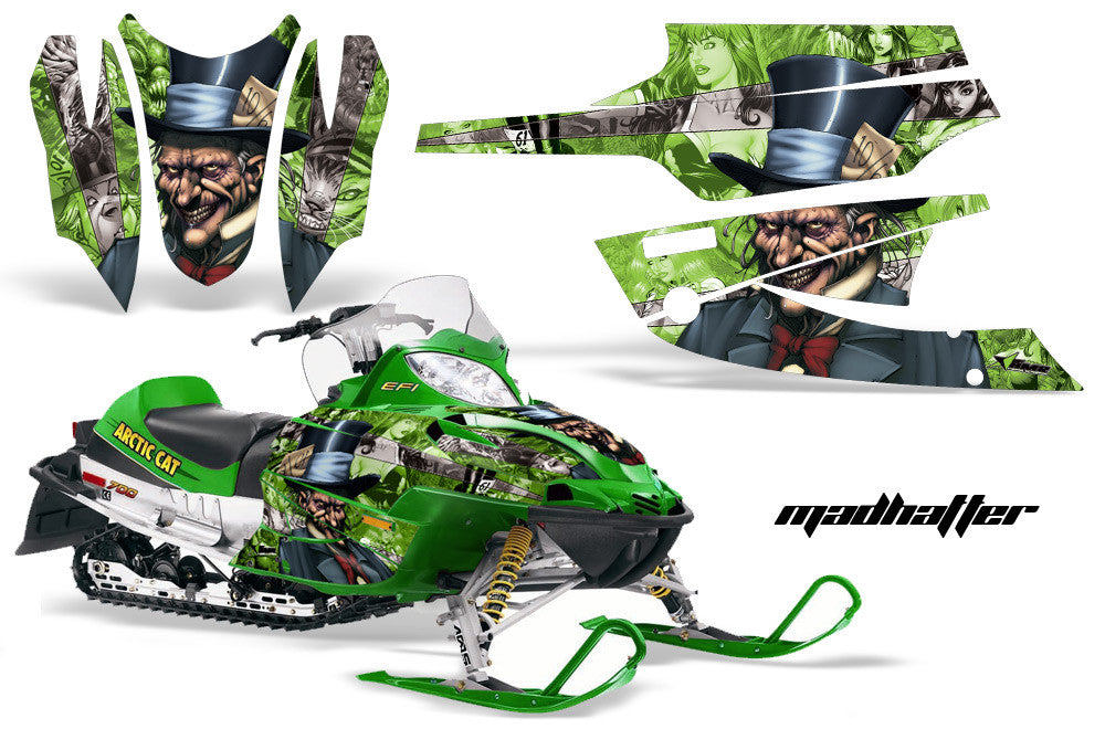 Arctic Cat Firecat Sabercat Sled Snowmobile Wrap Graphic Kit