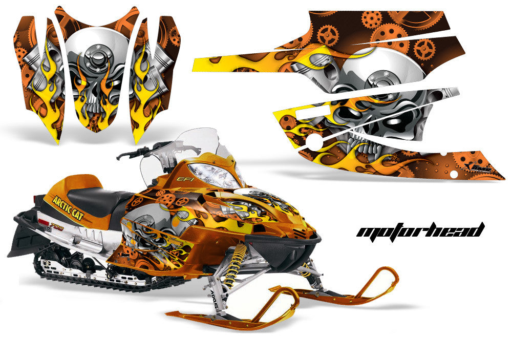 Arctic Cat Firecat Sabercat Sled Snowmobile Wrap Graphic Kit