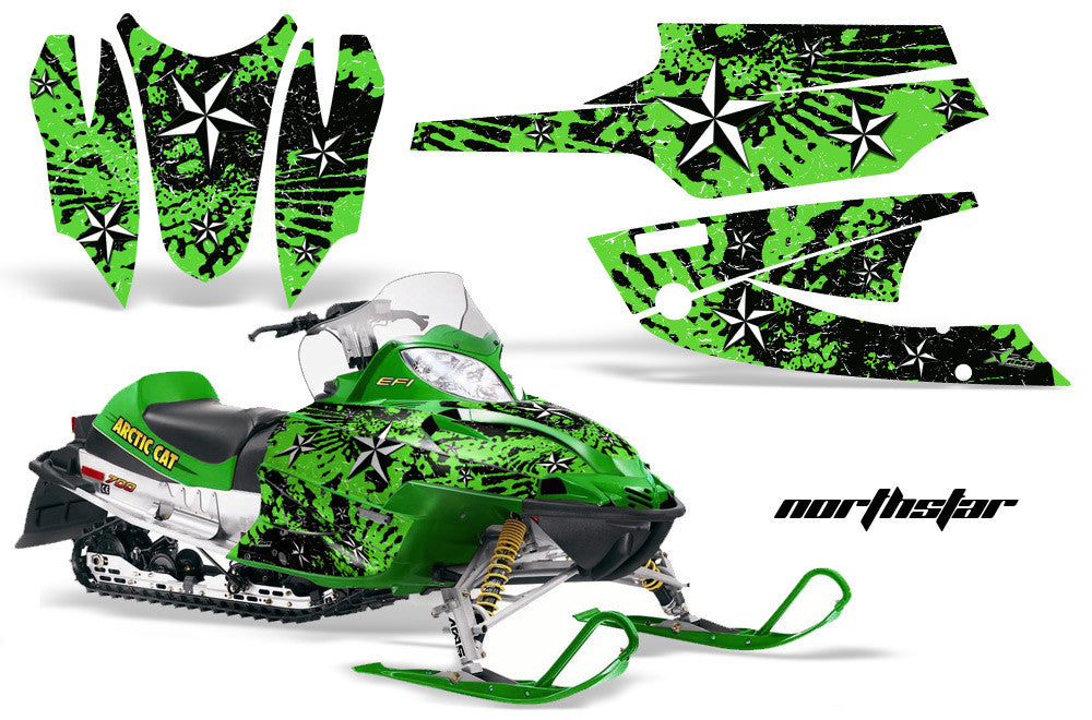 Arctic Cat Firecat Sabercat Sled Snowmobile Wrap Graphic Kit