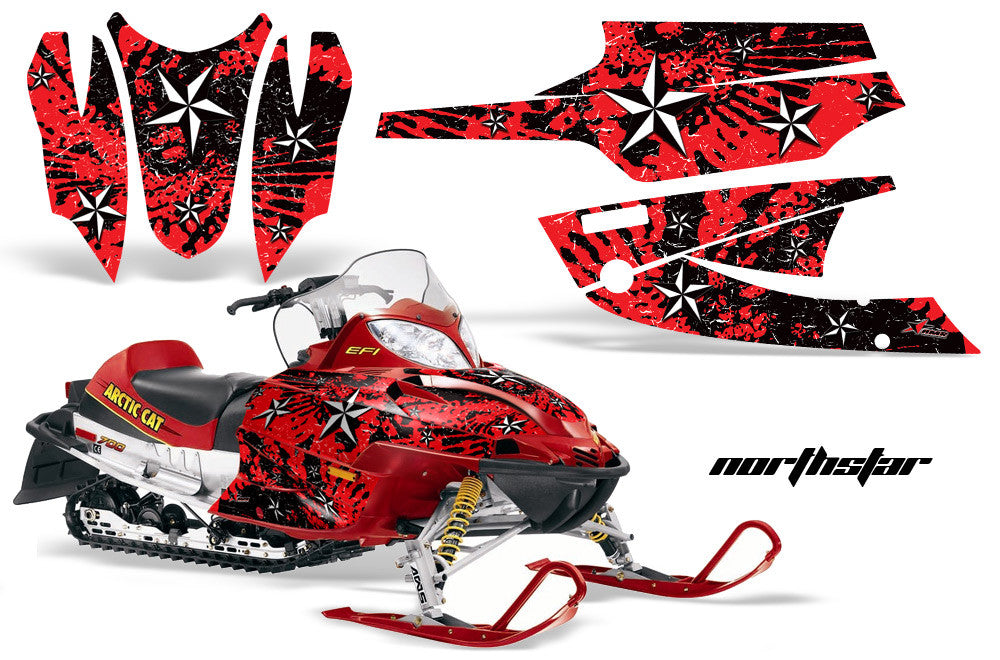 Arctic Cat Firecat Sabercat Sled Snowmobile Wrap Graphic Kit