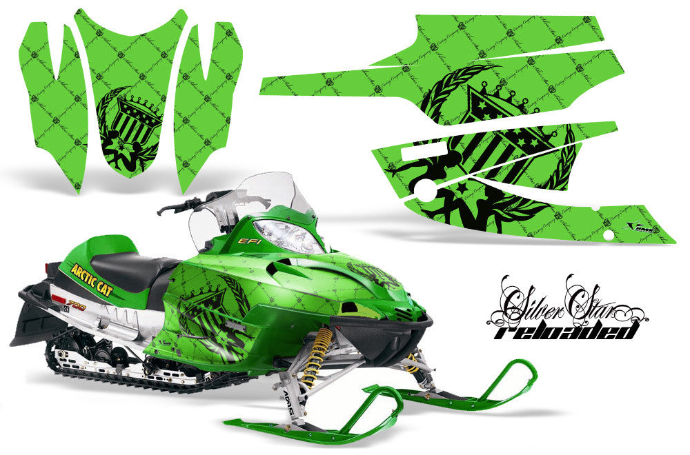 Arctic Cat Firecat Sabercat Sled Snowmobile Wrap Graphic Kit