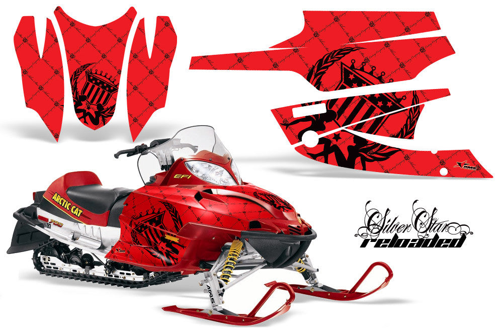 Arctic Cat Firecat Sabercat Sled Snowmobile Wrap Graphic Kit