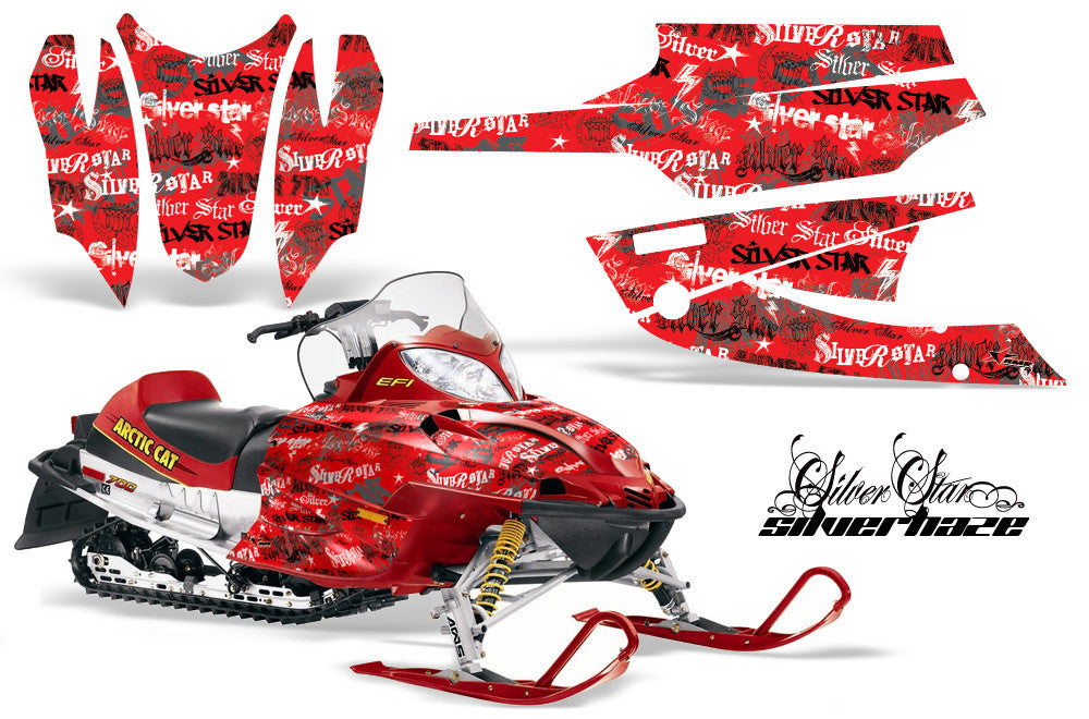 Arctic Cat Firecat Sabercat Sled Snowmobile Wrap Graphic Kit