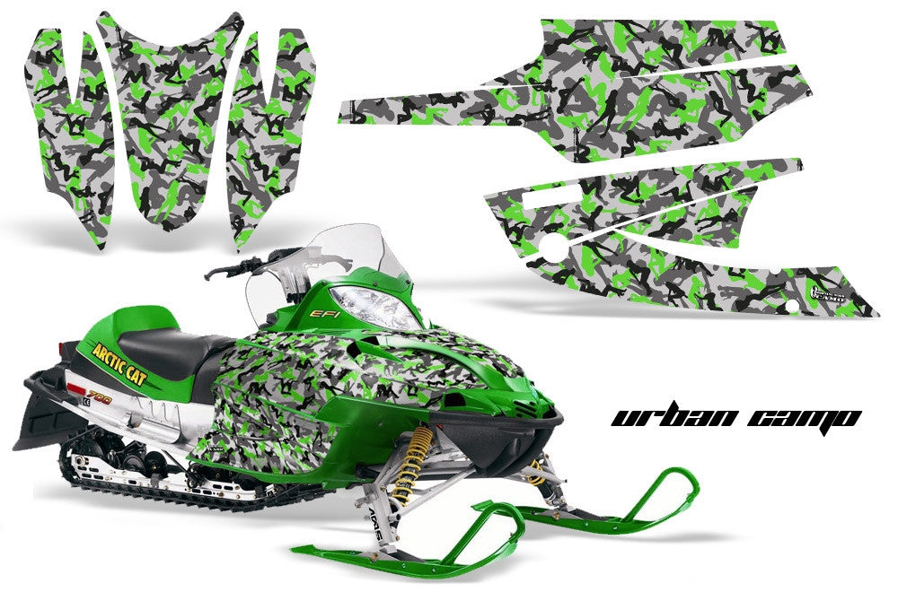 Arctic Cat Firecat Sabercat Sled Snowmobile Wrap Graphic Kit