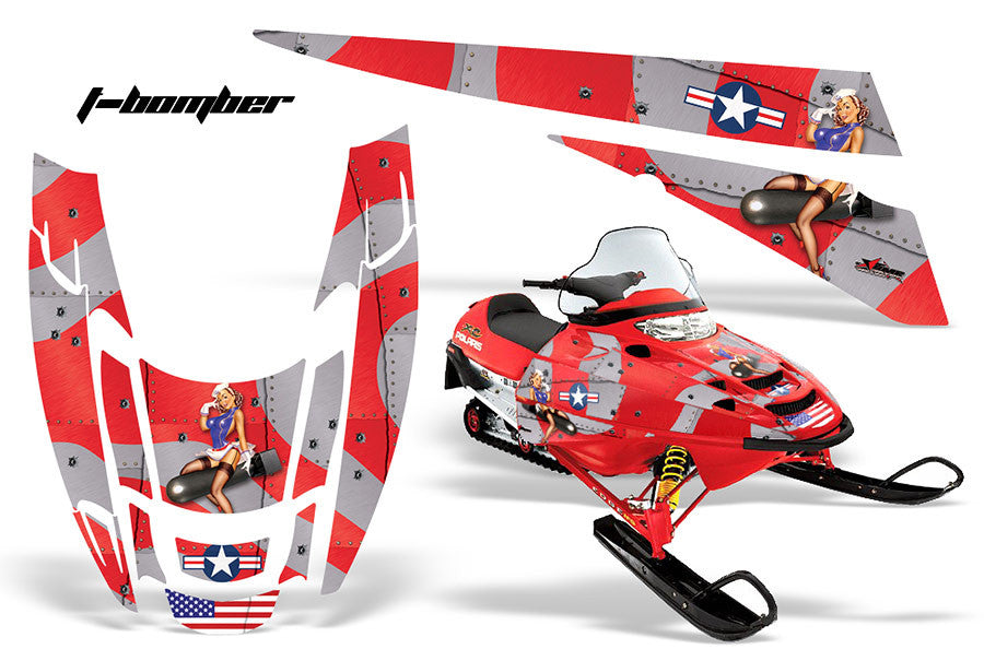 Bomber in Red Design