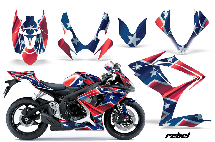 Suzuki GSXR 600/750 '06-'07 Rebel No background color or design color
