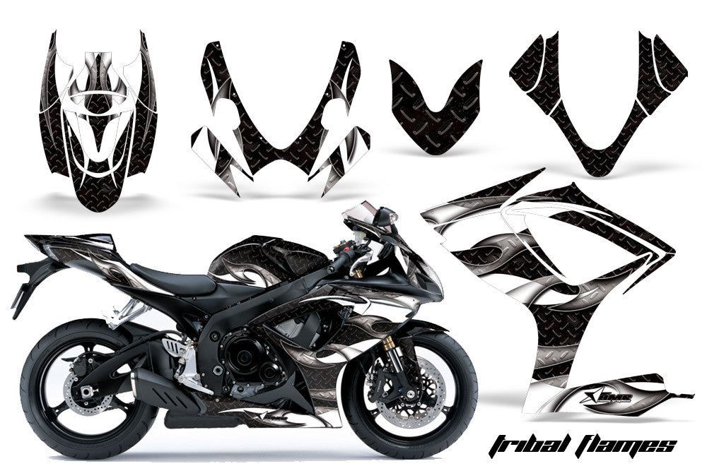 reinado explotar Descubrir Suzuki Sport Bike Graphics GSXR 600/750 '06-'07 - Invision Artworks  Powersports Graphics