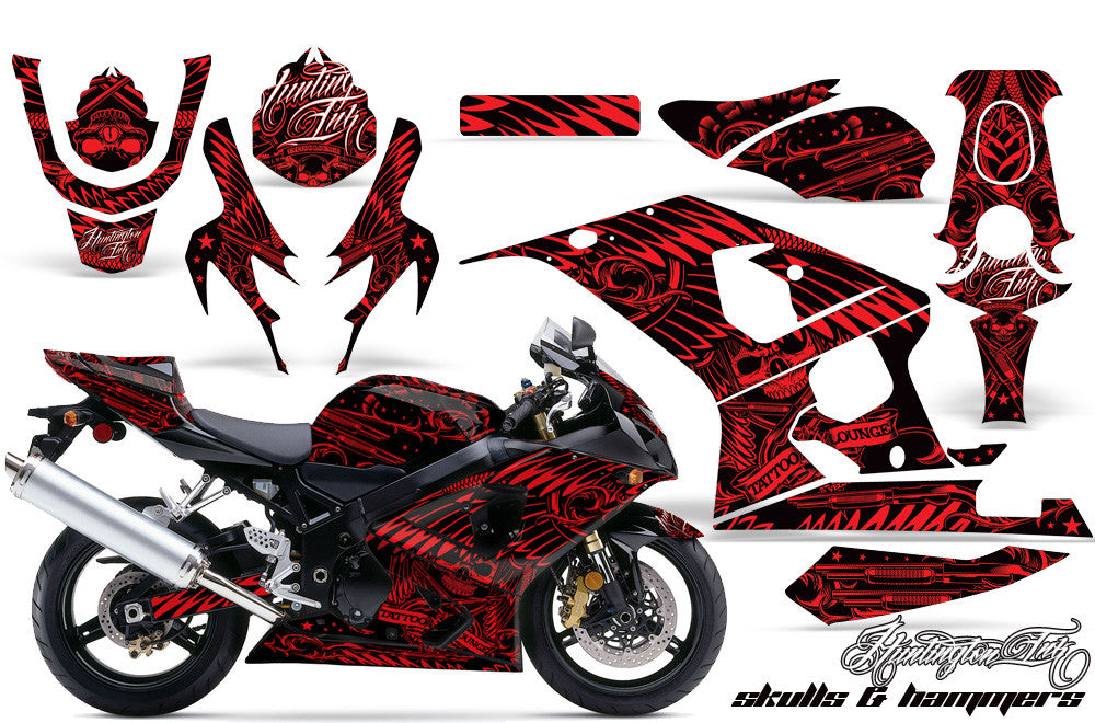 Skulls & Hammers in Red Design