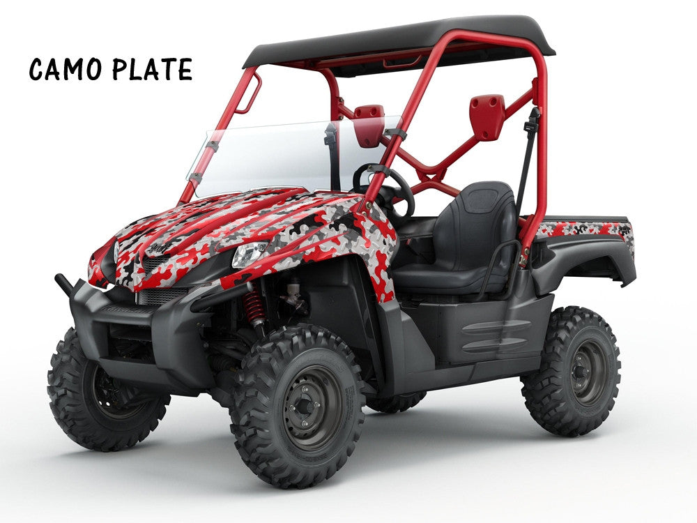 Camo Plate - Red Design