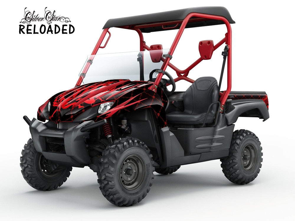 Reloaded - Red Background Black Design