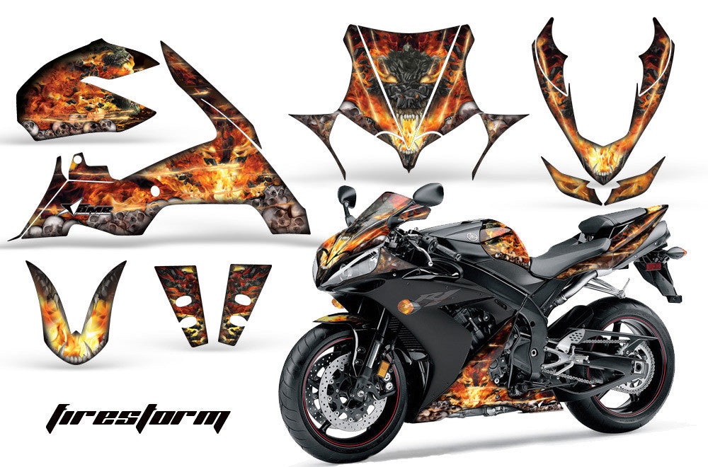 Yamaha R1 '04-'05 Firestorm in Black