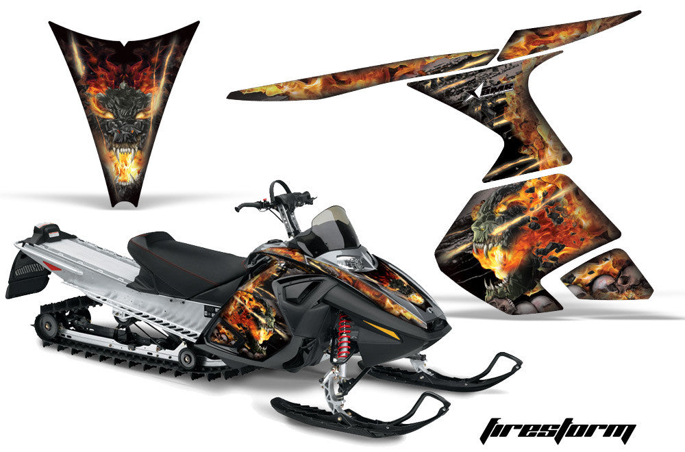 Ski Doo RT Sled Snowmobile Graphic Wrap Kit (2005-2009)
