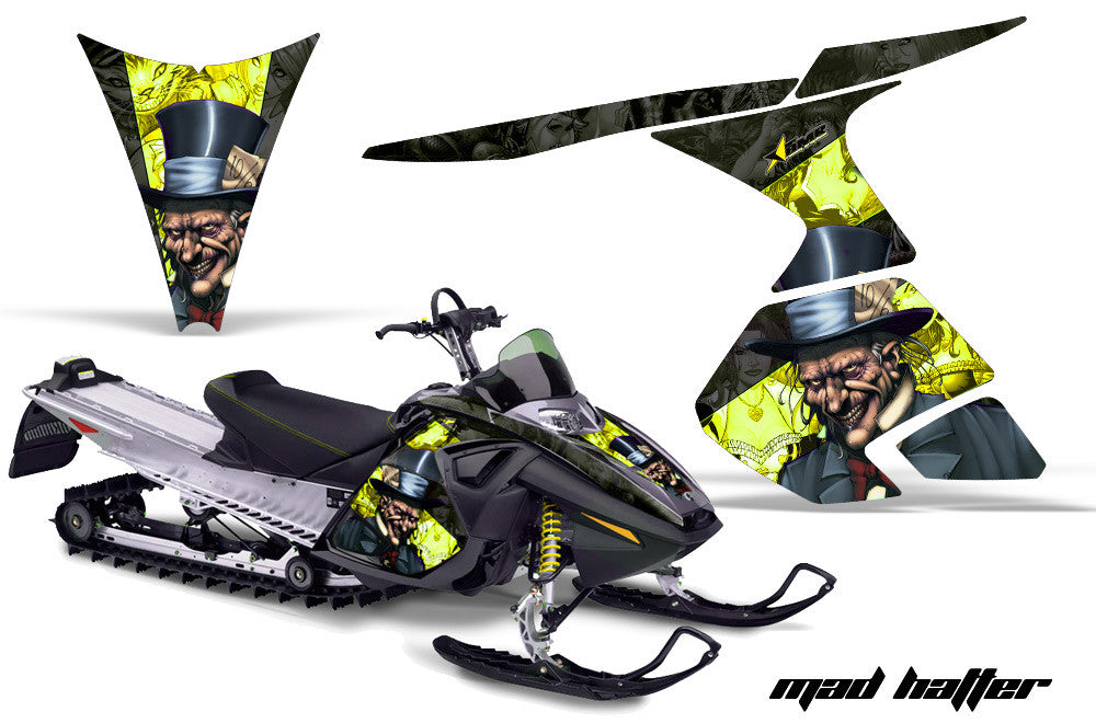 Ski Doo RT Sled Snowmobile Graphic Wrap Kit (2005-2009)