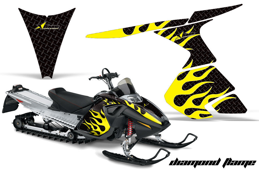 Ski Doo RT Sled Snowmobile Graphic Wrap Kit (2005-2009)